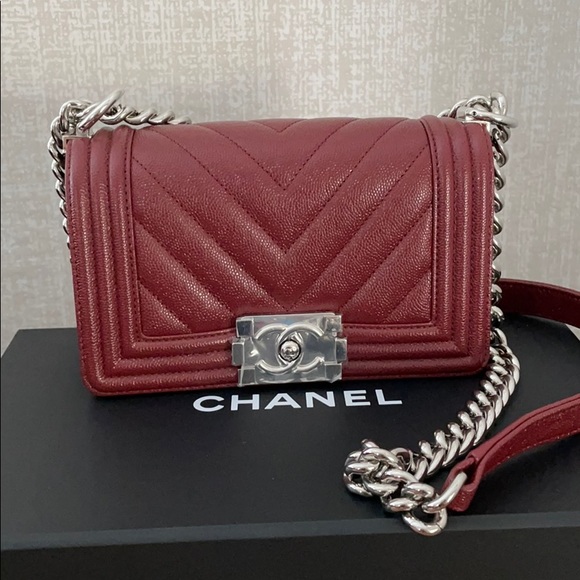 chanel small boy caviar